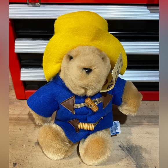 Sears Other - Sears Paddington Bear 15 Inch Plush Stuffed Animal  Blue Toggle Coat Yellow Hat